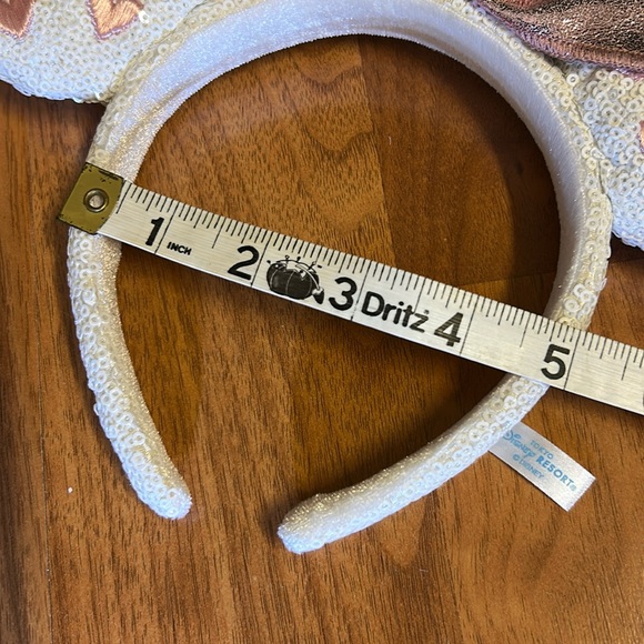 NWOT Tokyo Disney Embroidered Heart Sequin Mickey Minnie Mouse Ears Headband - Picture 13 of 15